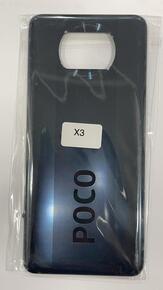 pocophone X3 / X3 PRO - גב זכוכית צבע מקורי שחור