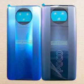 pocophone X3 / X3 PRO - גב זכוכית צבע מקורי כחול