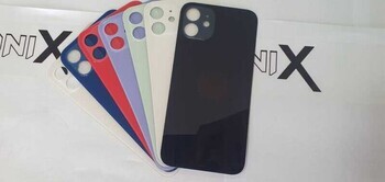 IPHONE 12 - גב זכוכית צבע מקורי סגול (ללא לוגו)