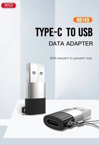 מתאם טייפ סי ליו אס בי XO - NB149E Converter Type-c to USB2.0 OTG