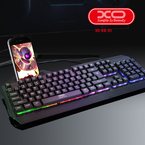 XO - KB-01 RGB Gaming wired Keyboard מקלדת גיימנג