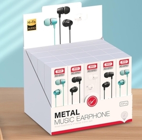 XO - EP50 In-ear PLASTIC 20PCS/BOX earphone אוזניות 3.5 20יח
