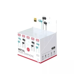 XO - EP50 In-ear PLASTIC 20PCS/BOX earphone אוזניות 3.5 20יח