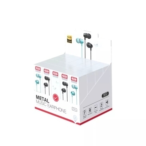 XO - EP50 In-ear PLASTIC 20PCS/BOX earphone אוזניות 3.5 20יח