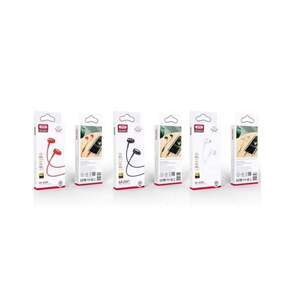 XO - EP57 In-ear PLASTIC earphone אוזניות 3.5 צבע אדום