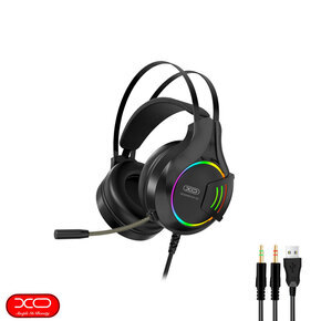 XO - GE - 04 Gaming headset אוזניות קשת חוט גיימנג שחור