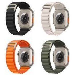 XO - BT05B Alpine Woven Nylon Band Watch 42/44/45/49mm צמיד שעון אפל בד צבע ירוק
