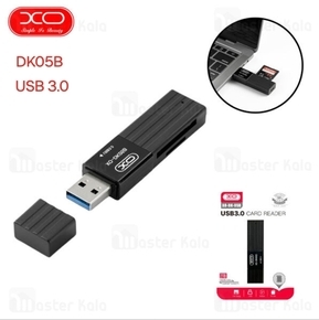 מתאם כרטיסי זיכרון ליו אס בי XO - DK05B USB3.0 2 IN 1 CARD READER
