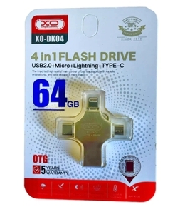 XO - DK04 USB2.0 4 IN 1 LIGHTING DISK 64GB