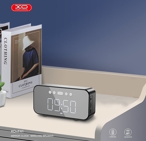 שעון מעורר עם רדיו ורמקול XO F41 mirro clock bluetooth speaker