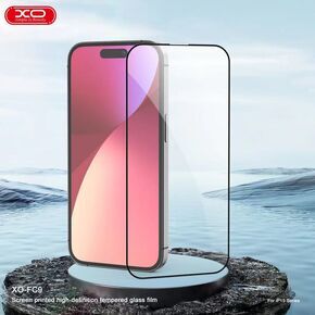 XO - מגן מסך זכוכית מלאה 6.7 iPhone15+ 15pro Max חבילה 20יח