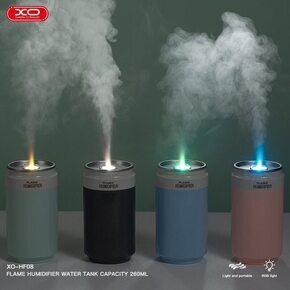 XO - HF08 Humidifier מתאר אדים אפור (בצורה פחית לרכב)