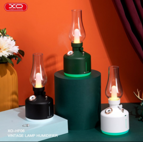 XO - HF06 Humidifier מנורה עם מתאר אדים שחור (בצורה מנורת נפט)