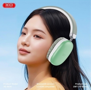 XO - BE45 Crystal Clear Over-Ear Bluetooth Headphones אוזניות בלוטוס קשת ירוק