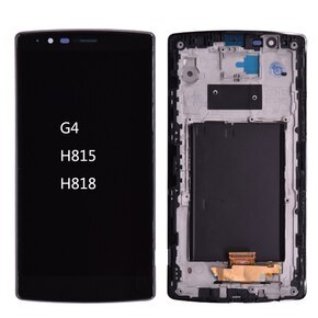 H815 G4 - מסך + טאצ + FRAME שחור