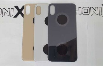 Iphone XS - גב זכוכית זהב (ללא לוגו)