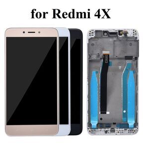 REDMI 4X - מסך + טאצ + FRAME לבן ORIGINAL ( הקטן )