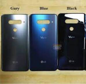LG V40 - גב זכוכית צבע מקורי כסוף