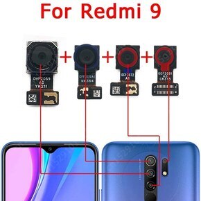 REDMI 9 -  מצלמה אחורית ( ראשונה מלמעלה )
