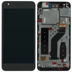 Huawei Nexus 6P - מסך + טאצ שחור + FRAME