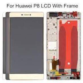 P8 Huawei - מסך + טאצ + FRAME שחור